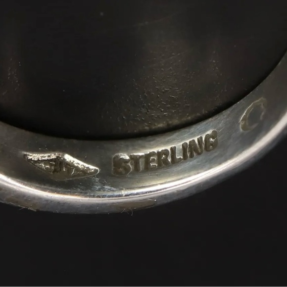 Judith Jack Sterling articulated Pearl cha cha Ring Size -6 - Picture 5 of 5